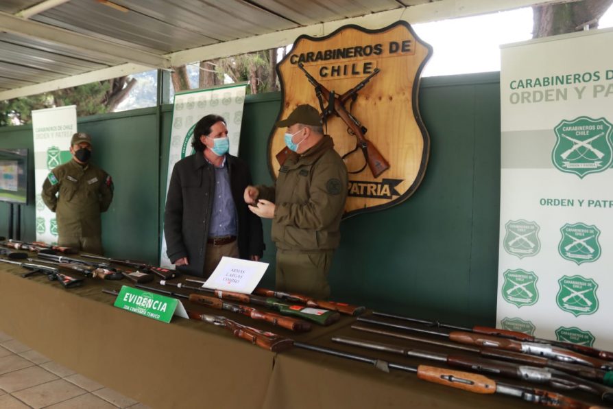 CARABINEROS HA RECUPERADO 217 ARMAS DE FUEGO EN LA ARAUCANÍA