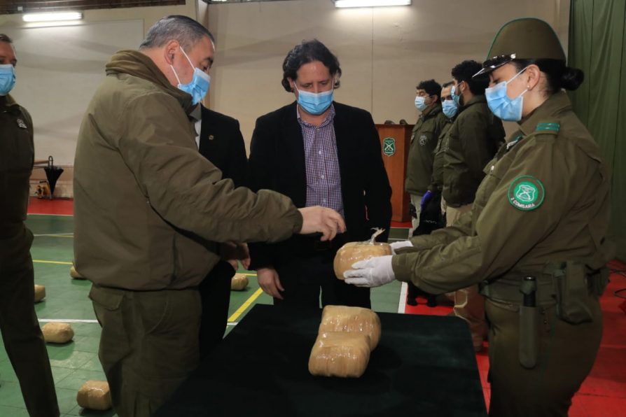 CARABINEROS LOGRA EL DECOMISO DE DROGA MÁS GRANDE EN LA ÚLTIMA DÉCADA EN LA ARAUCANÍA: 158 KILOS DE CREEPY