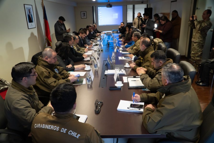 DELEGACIONES PRESIDENCIALES DE TRES REGIONES SE REUNIERON EN TEMUCO PARA COORDINAR ACCIONES DE SEGURIDAD EN LA MACROZONA SUR
