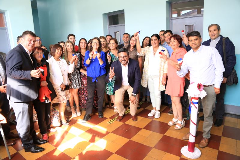 MINISTRA (S) DE EDUCACIÓN INAUGURA OBRAS DE CONSERVACÓN DE ESCUELA ALBORADA DE LONCOCHE