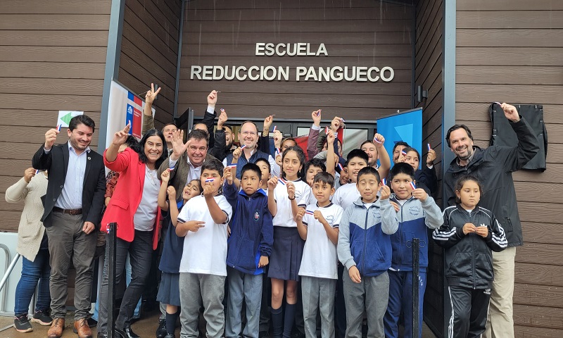 Inauguran moderna Escuela en zona rural de Galvarino