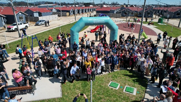 SUBSECRETARIA DE VIVIENDA INAUGURA EN LAUTARO EL PRIMER CONJUNTO DE VIVIENDAS INDUSTRIALIZADAS DE LA ARAUCANÍA