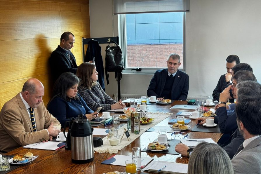 Subsecretario Jouannet y Delegado Ljubetic sostienen reunión de seguridad junto a fiscales