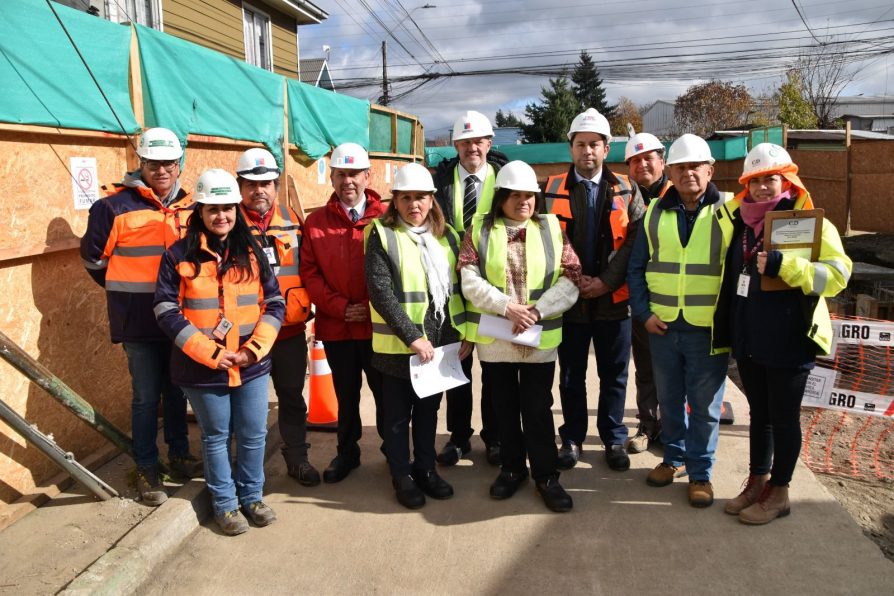 Obras de la segunda etapa del colector Santa Rosa en Temuco lleva un 50% de avance