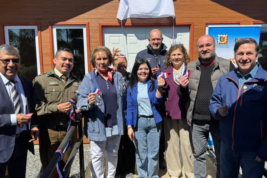 COMUNIDAD DEL SECTOR RURAL DE TEMUCO INAUGURA SEDE SOCIAL GRACIAS A FONDOS PRESIDENTE DE LA REPÚBLICA
